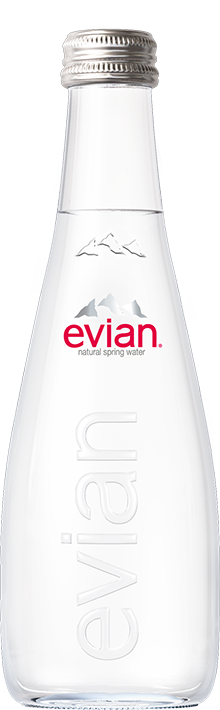 evian® Water Glass Bottle 330 mL